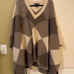 Boston Proper Brown and Cream Sweater